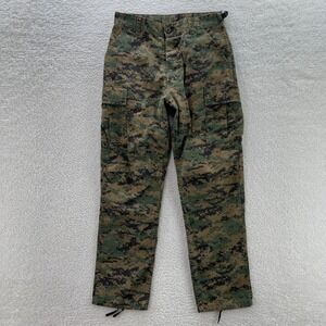 Woodland Camo Pants Mens Small USMC MARPAT Digital Regular Military Trousers